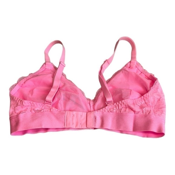 PINK Victoria's Secret Lightly Lined Bralette Size S-DD Adjustable Straps Pink - Picture 3 of 7